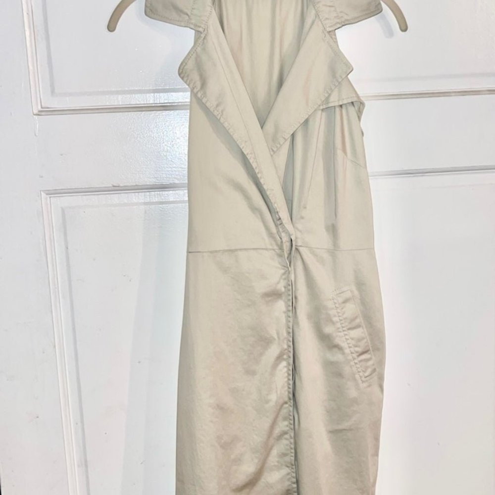 Ann Taylor Khaki Sleeveless Dress Size SP